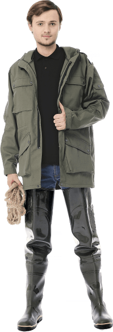 Сапоги рыбацкие ПВХ, (арт.167-02, h-90)